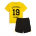 Billige Borussia Dortmund Julian Brandt #19 Børnetøj Hjemmebanetrøje til baby 2023-24 Kortærmet (+ korte bukser)